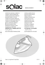 Preview for 1 page of SOLAC CVG970 1 Instructions For Use Manual