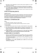 Preview for 12 page of SOLAC CVG970 1 Instructions For Use Manual