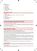 Preview for 11 page of SOLAC Ecogenic Pro 15 Instructions For Use Manual