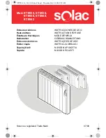 SOLAC ET8934 Instructions For Use Manual preview