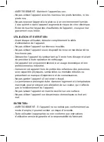 Preview for 18 page of SOLAC MD7401 Instructions For Use Manual