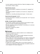 Preview for 20 page of SOLAC MD7401 Instructions For Use Manual