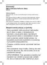 Preview for 58 page of SOLAC MD7401 Instructions For Use Manual