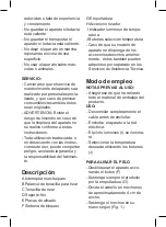 Preview for 6 page of SOLAC MD7404 Instructions For Use Manual