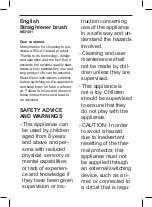 Preview for 9 page of SOLAC MD7404 Instructions For Use Manual