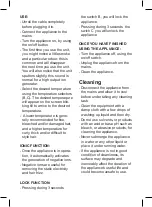 Preview for 12 page of SOLAC MD7404 Instructions For Use Manual