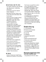 Preview for 21 page of SOLAC MD7404 Instructions For Use Manual