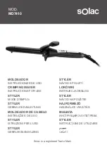 SOLAC MD7410 Instructions For Use Manual preview