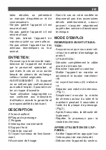 Предварительный просмотр 15 страницы SOLAC MD7410 Instructions For Use Manual