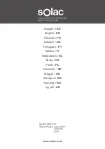 Preview for 64 page of SOLAC MD7410 Instructions For Use Manual