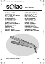 SOLAC PP7252 Instructions For Use Manual preview