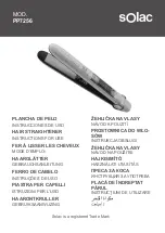 Preview for 1 page of SOLAC PP7256 Instructions For Use Manual