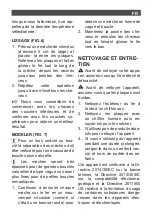 Preview for 20 page of SOLAC PP7256 Instructions For Use Manual