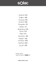 Preview for 76 page of SOLAC Q605 Instructions For Use Manual