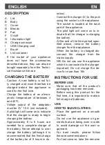 Preview for 6 page of SOLAC Q606 Instructions For Use Manual