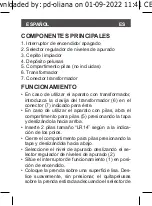 Preview for 4 page of SOLAC Q609 Instructions For Use Manual