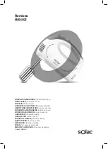 Preview for 1 page of SOLAC Remixes BA5502 Instructions For Use Manual