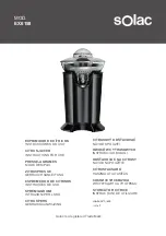 Preview for 1 page of SOLAC S92403100 Instructions For Use Manual