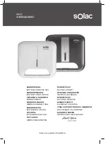 Preview for 1 page of SOLAC S96803600 Instructions For Use Manual