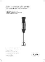 SOLAC SJK-1172 Instructions For Use Manual предпросмотр