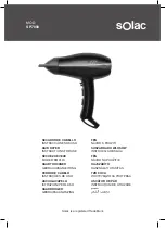 Preview for 1 page of SOLAC SP7080 Instructions For Use Manual