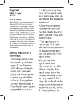 Preview for 10 page of SOLAC SP7170 Instructions For Use Manual