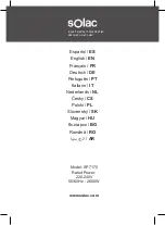 Preview for 88 page of SOLAC SP7170 Instructions For Use Manual