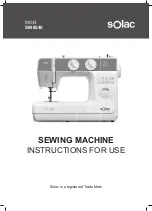 SOLAC SW8240 Instructions For Use Manual preview