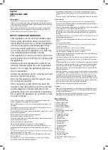 Preview for 3 page of SOLAC SW8240 Instructions For Use Manual