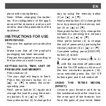 Preview for 27 page of SOLAC TE7800 Instructions For Use Manual