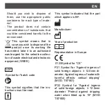 Preview for 34 page of SOLAC TE7800 Instructions For Use Manual