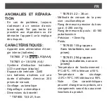 Preview for 47 page of SOLAC TE7800 Instructions For Use Manual