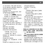 Preview for 76 page of SOLAC TE7800 Instructions For Use Manual