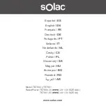 Preview for 204 page of SOLAC TE7800 Instructions For Use Manual