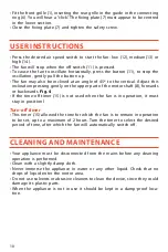 Preview for 10 page of SOLAC VT8820 Instructions For Use Manual