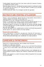 Preview for 47 page of SOLAC VT8820 Instructions For Use Manual