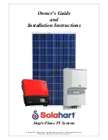 Solahart HSL60P6-PB-1-250 Owner'S Manual And Installation Instructions preview