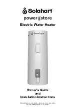 Solahart PowerStore Owner'S Manual And Installation Instructions preview