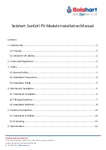 Предварительный просмотр 1 страницы Solahart SunCell Solahart345V1 Installation Manual