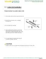 Предварительный просмотр 27 страницы Solair World SWWR-26GW Installation And Operation Instruction Manual