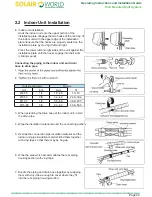 Предварительный просмотр 31 страницы Solair World SWWR-26GW Installation And Operation Instruction Manual