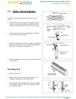 Предварительный просмотр 33 страницы Solair World SWWR-26GW Installation And Operation Instruction Manual