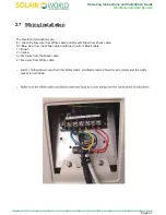 Предварительный просмотр 43 страницы Solair World SWWR-26GW Installation And Operation Instruction Manual