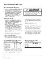 Preview for 6 page of Solair J17A2 Installation Instructions Manual