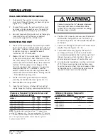 Preview for 6 page of Solair J18AA-A Installation Instructions Manual