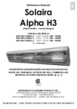 Solaira Alpha H3 SALPHA3-6000 Reference Manual preview