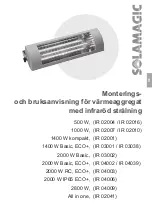 Предварительный просмотр 63 страницы solamagic IR 02001 Installation And Instruction Manual