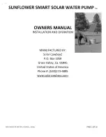 Предварительный просмотр 1 страницы Solar Cowboyz Sunflower Smart Owner'S Manual