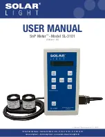 Solar Light SnP Meter SL-3101 User Manual preview