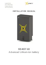 Solar MD SS4037-02 Installation Manual preview